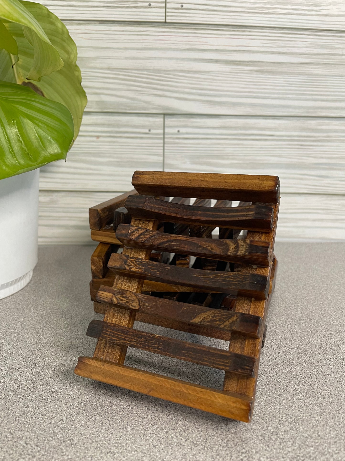 Natural Wood Soap Dish